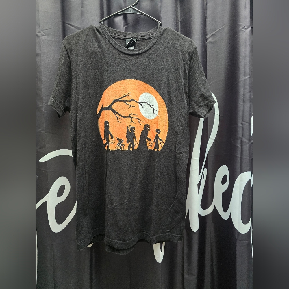Star Wars Halloween T-Shirt - Black and Orange